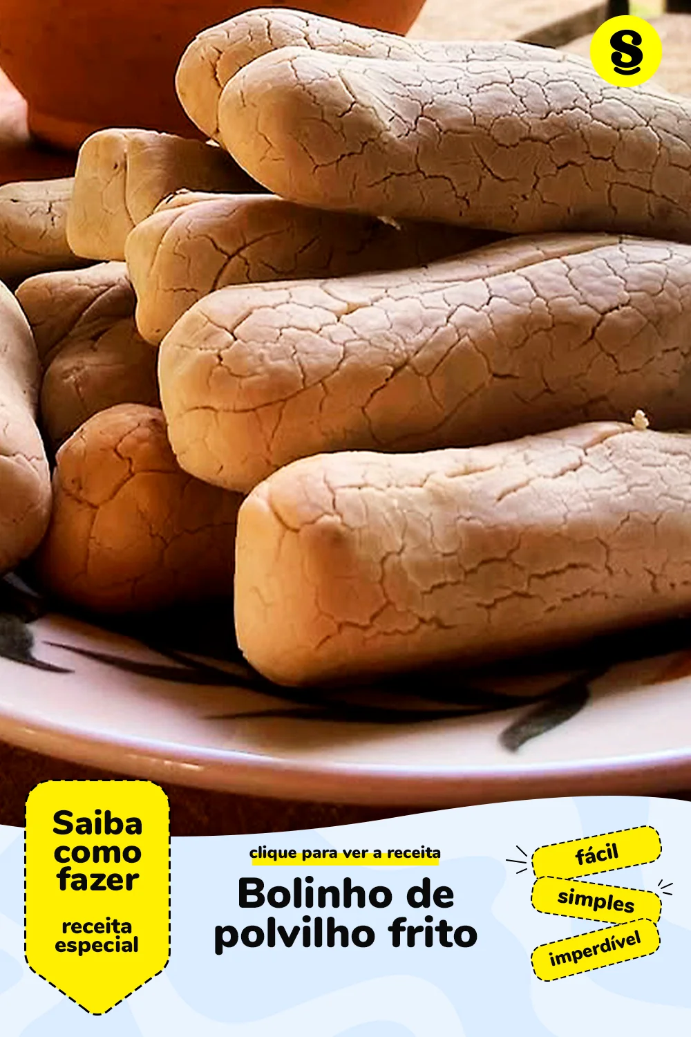 Receita de bolinho de polvilho frito