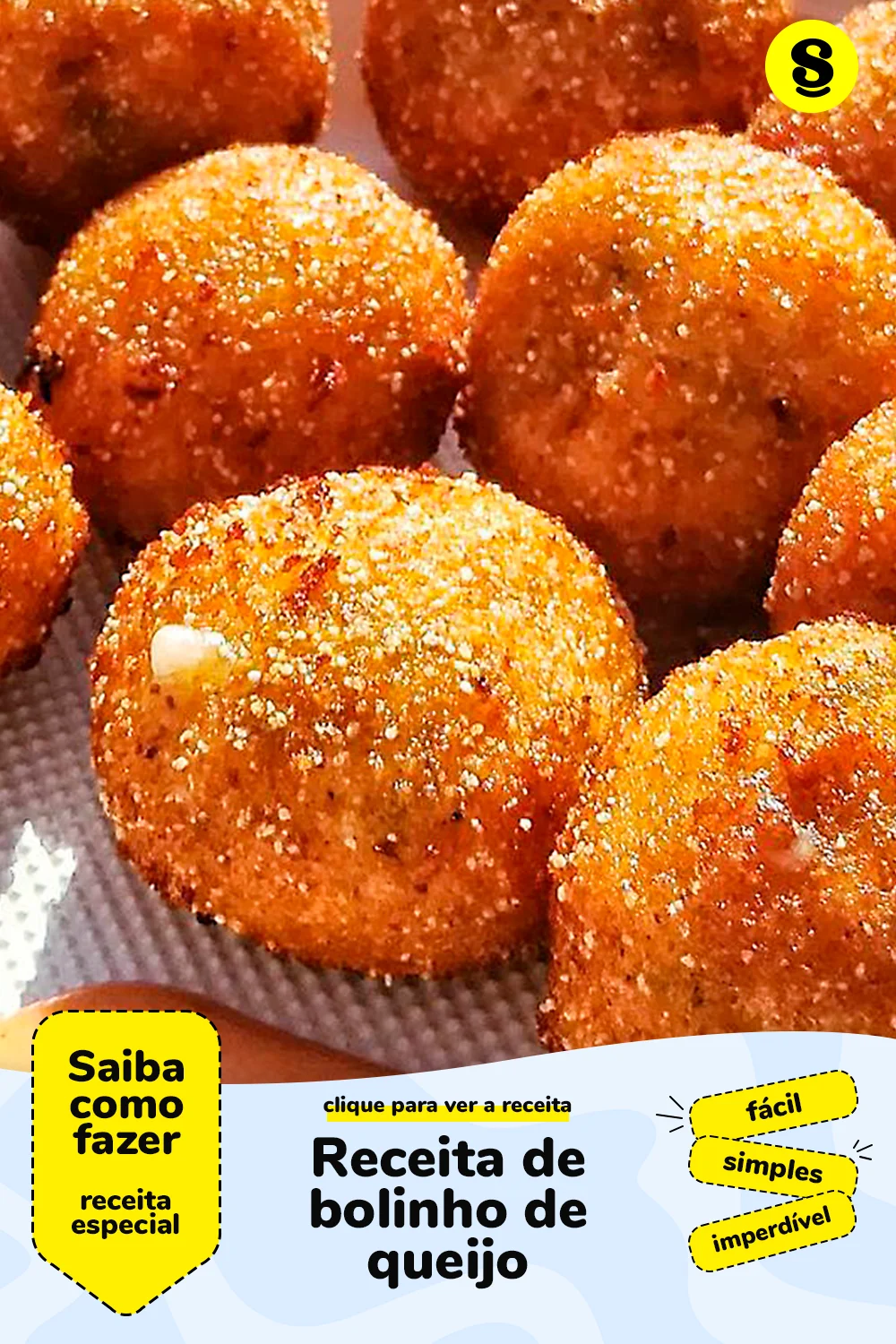 Receita de bolinho de queijo