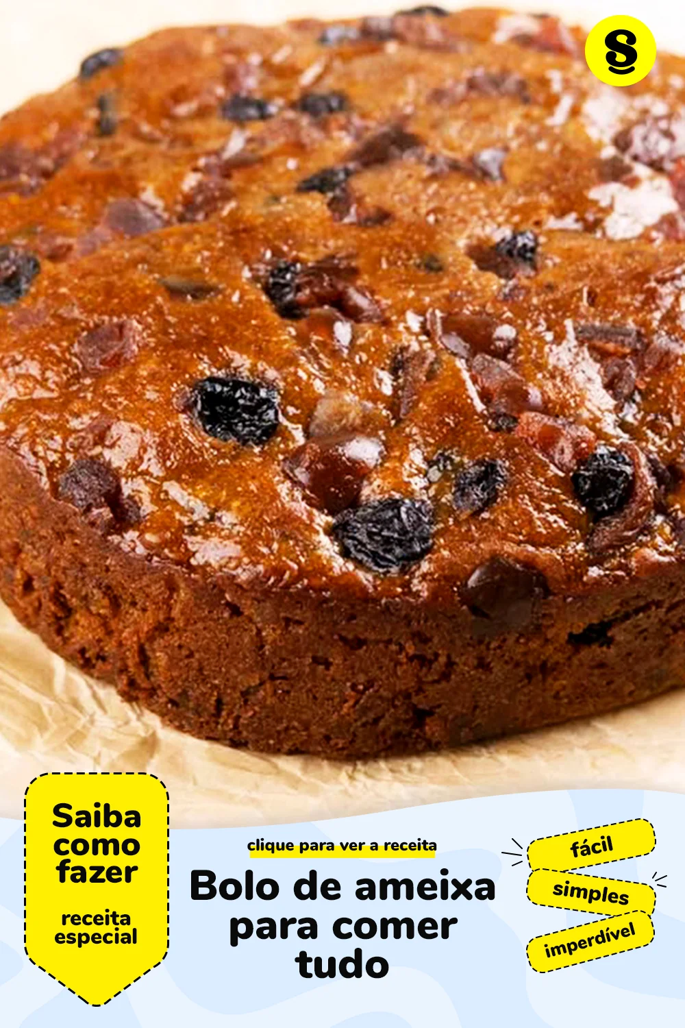 Receita de bolo de ameixa