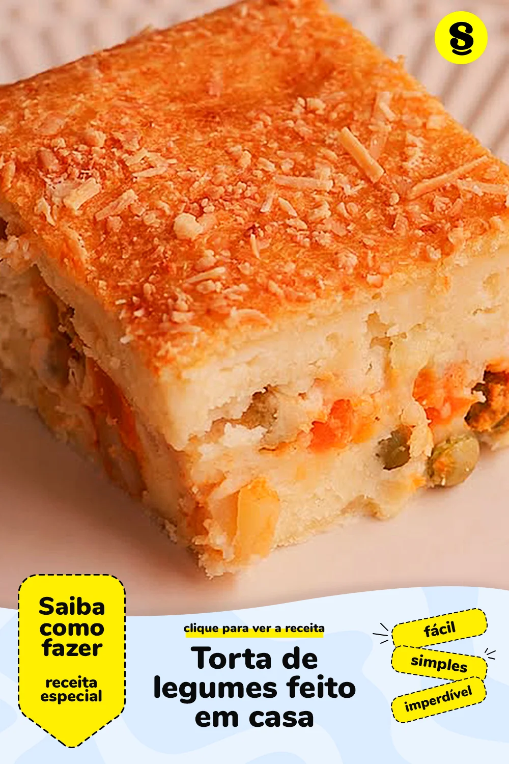 Receita de torta de legumes