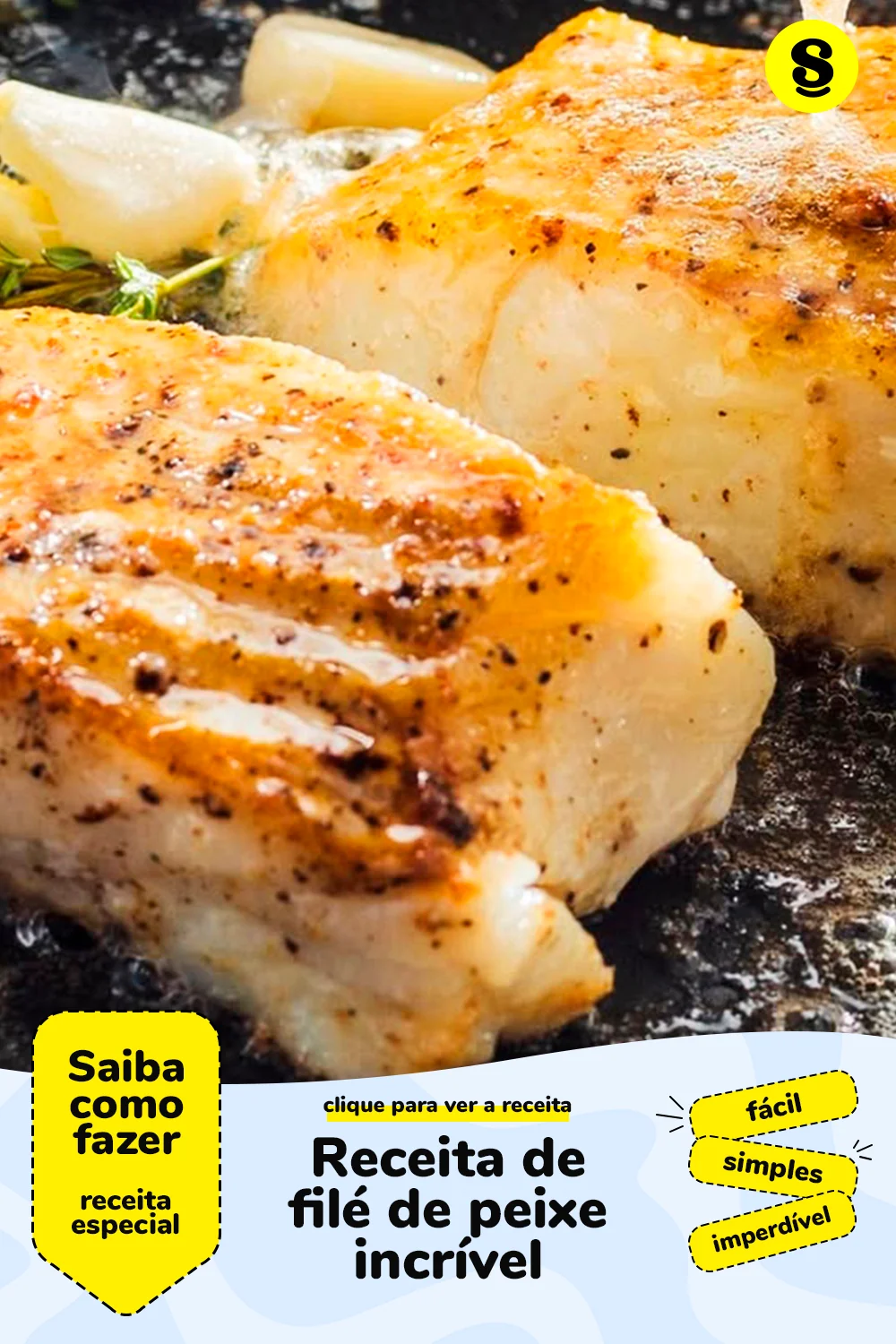 Receita de filé de peixe