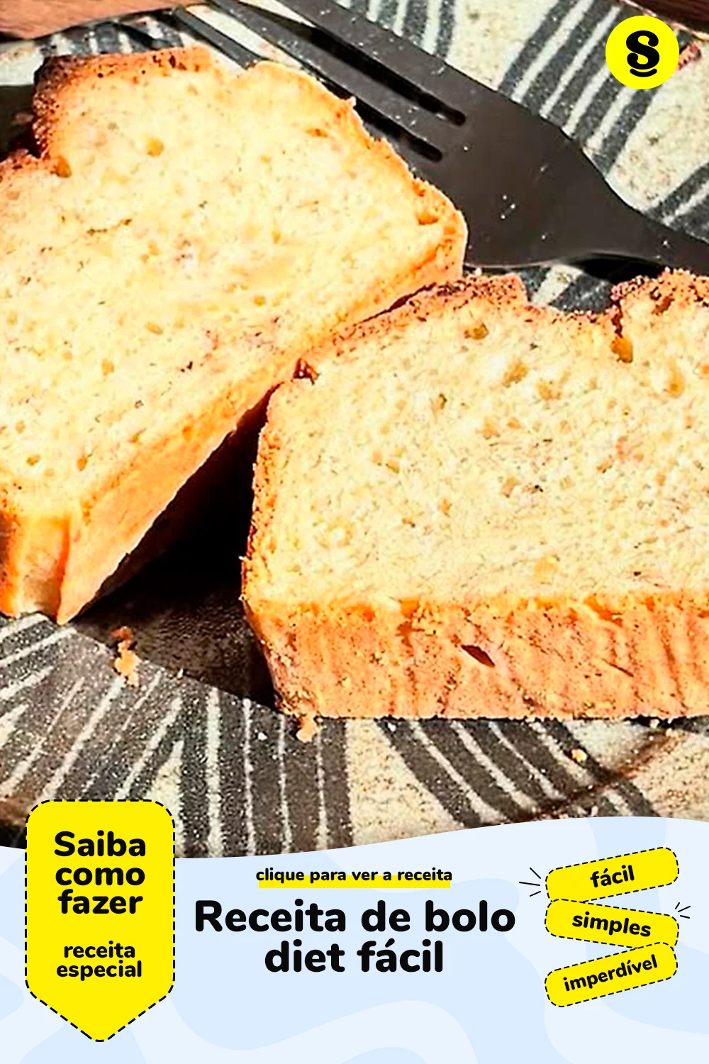 Receita de bolo diet