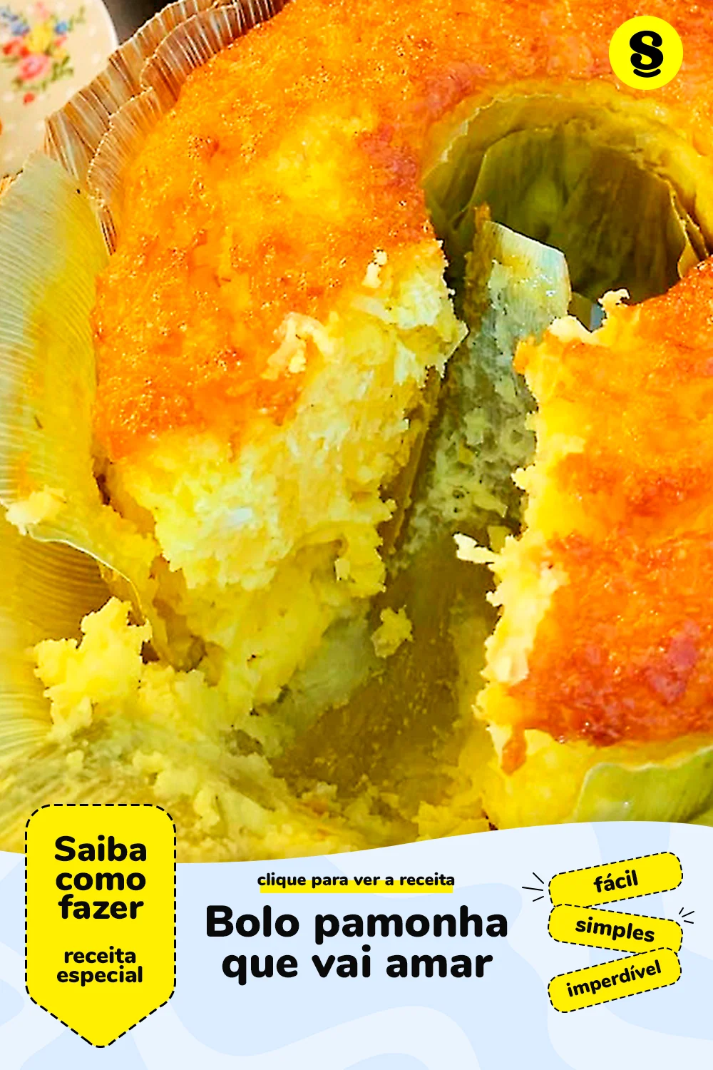 Receita de bolo pamonha
