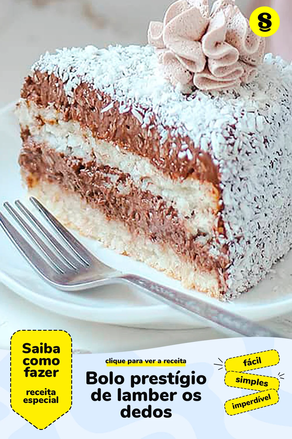 Receita de bolo prestígio