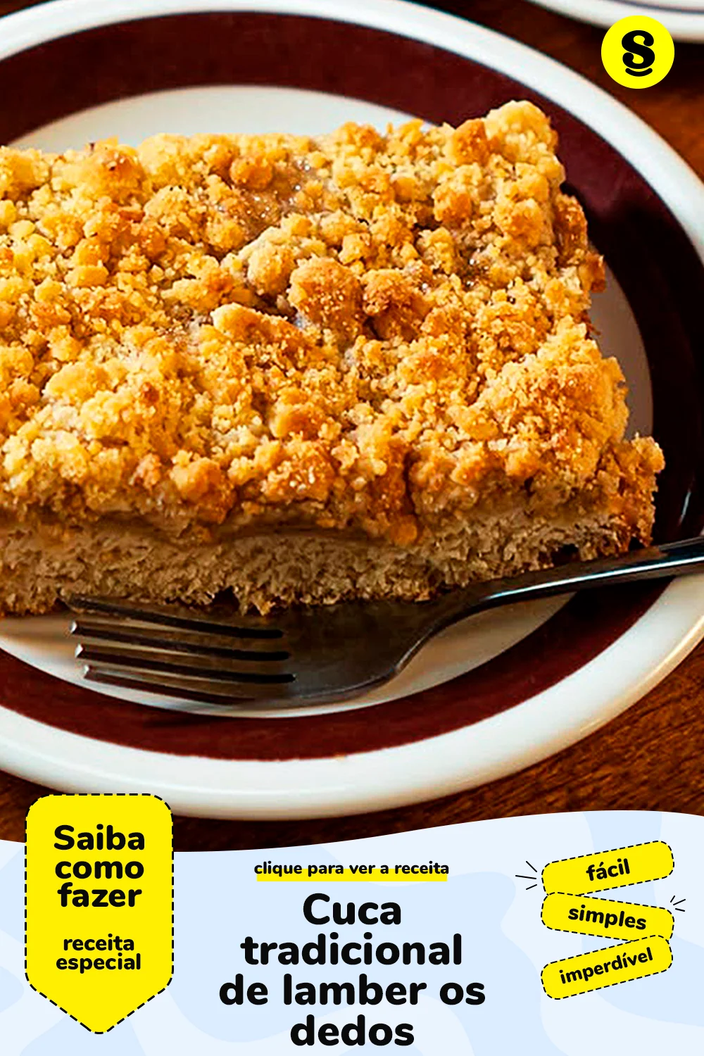 Receita de cuca tradicional