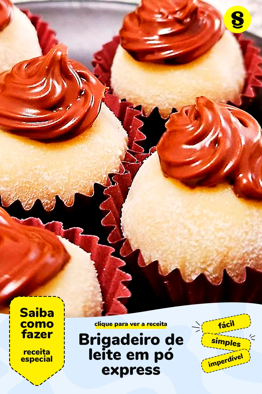 Receita de brigadeiro de leite em pó