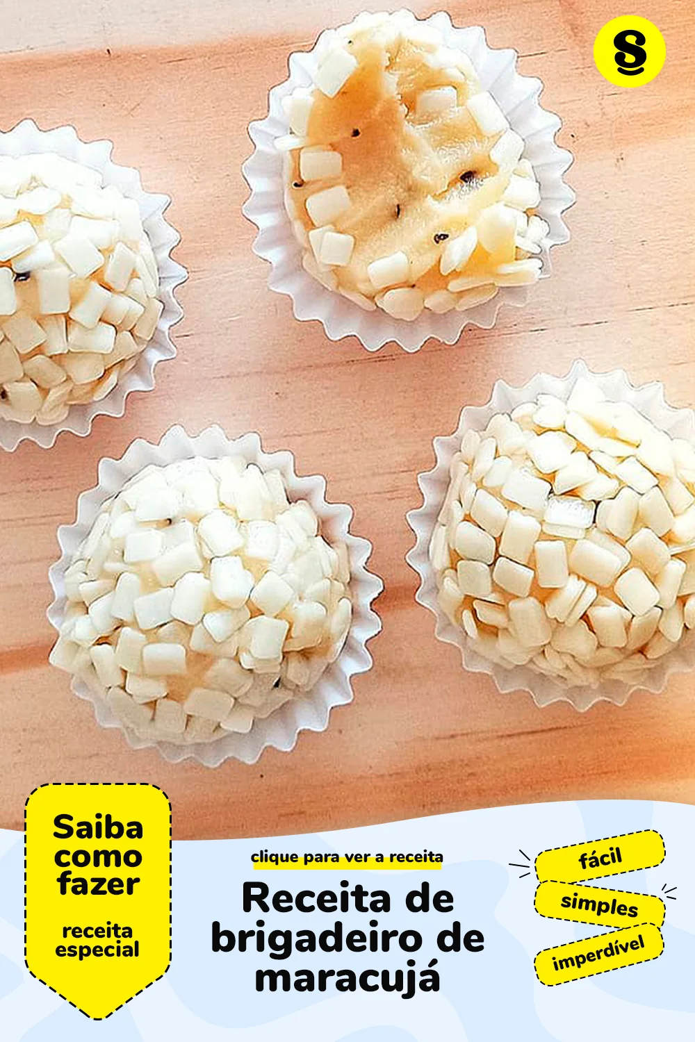 Receita de brigadeiro de maracujá