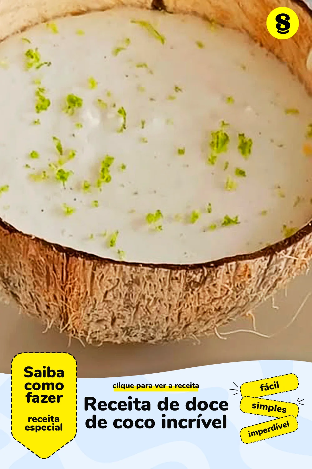 Receita de doce de coco