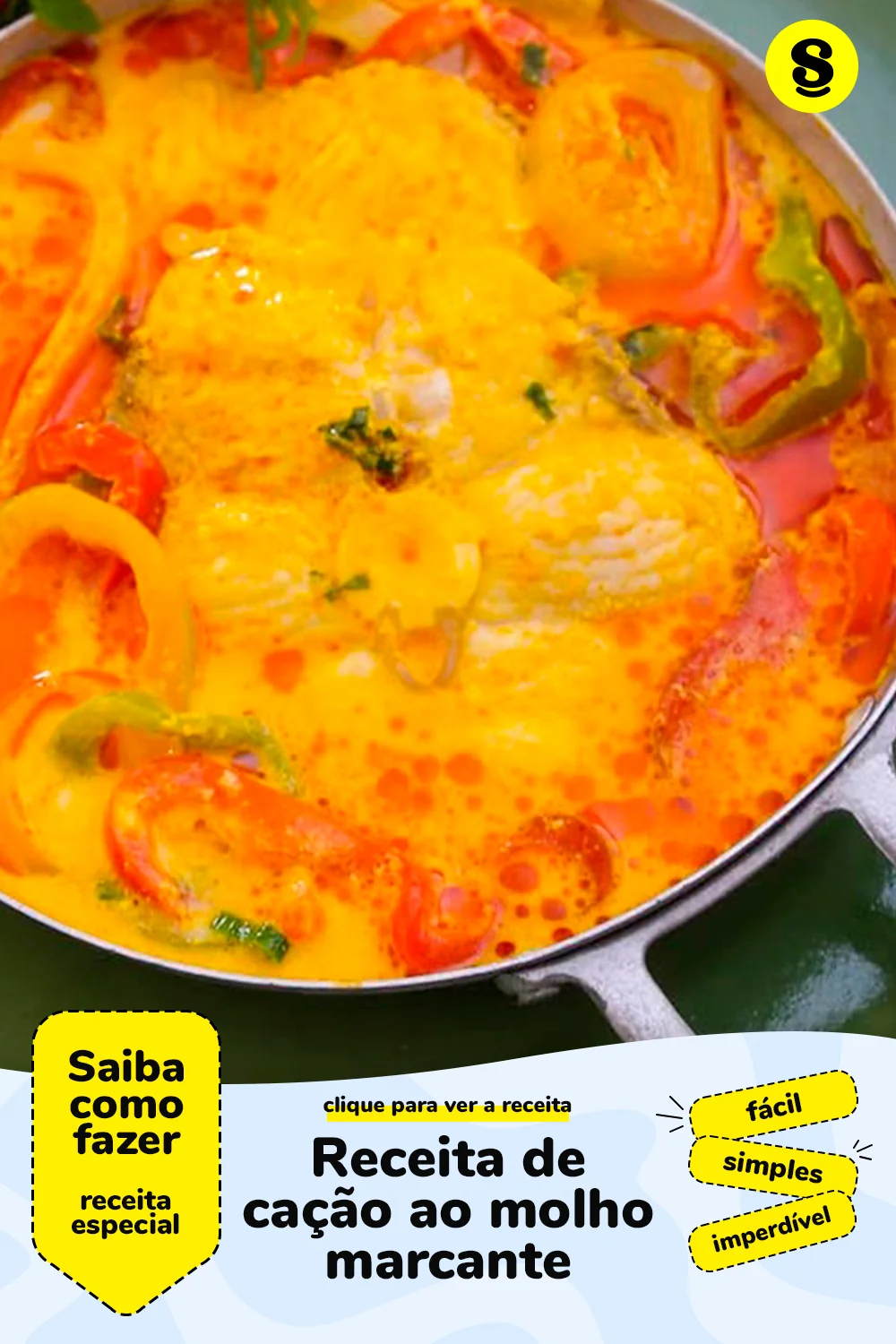 Receita de cação ao molho