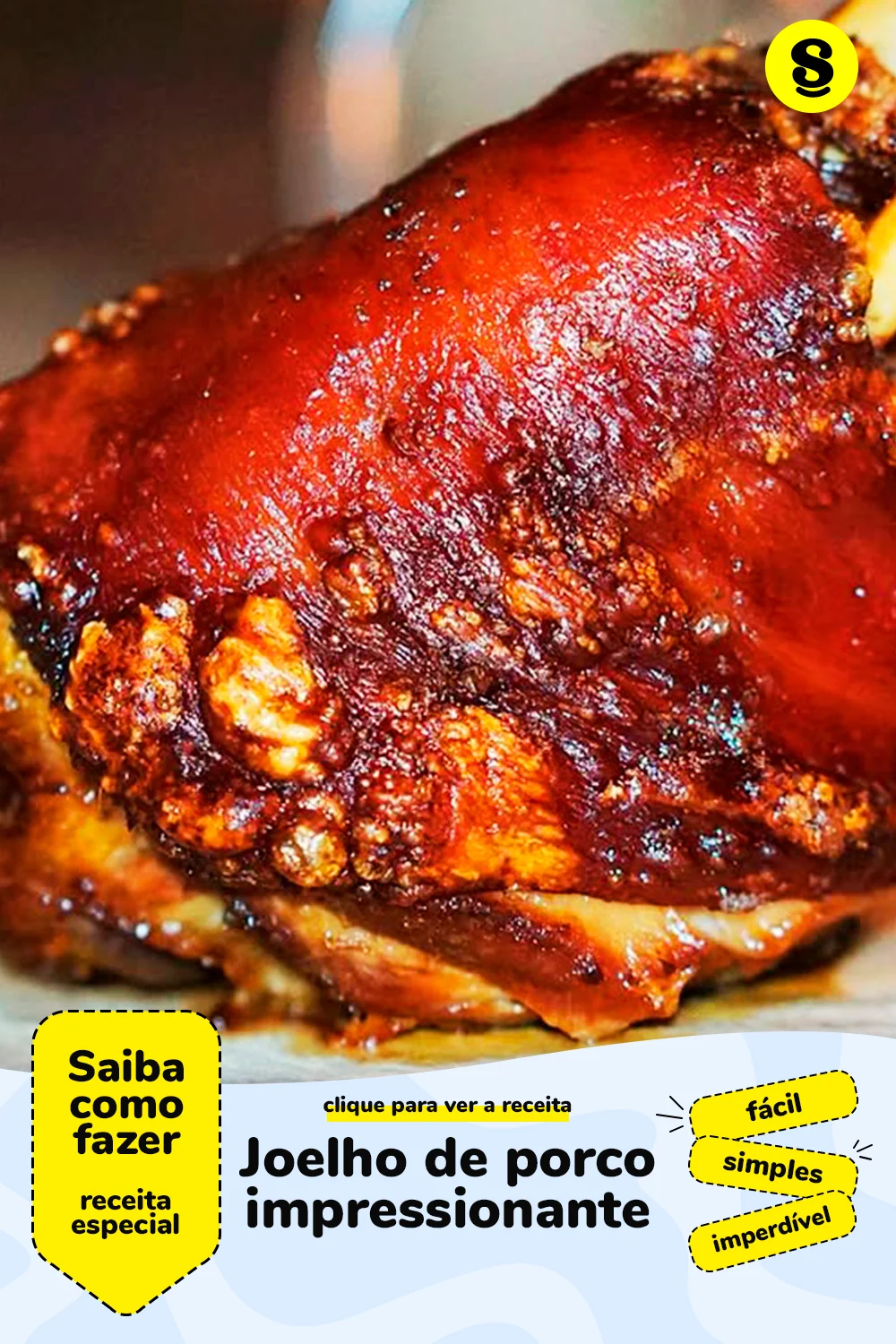 Receita de joelho de porco