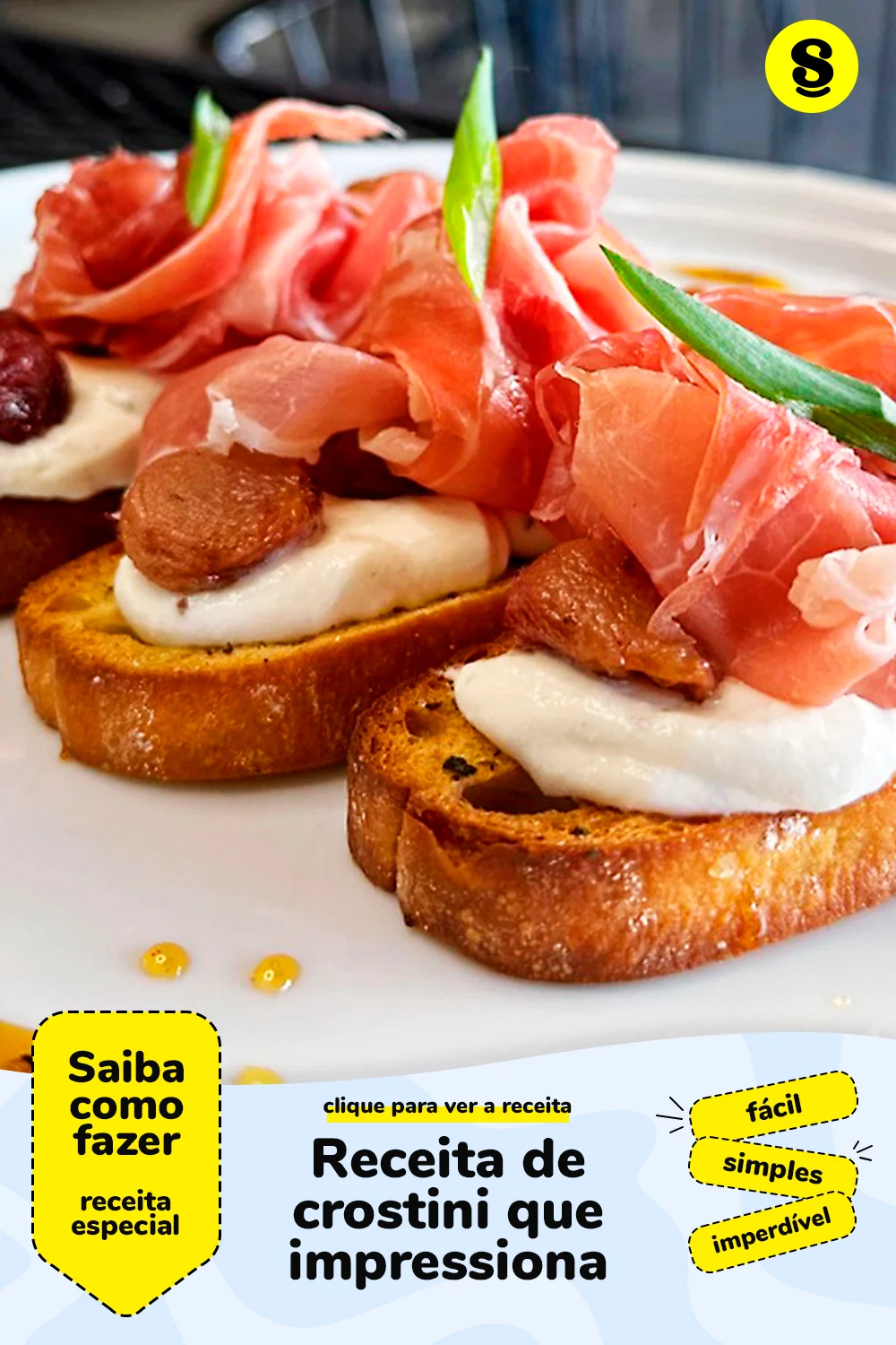 Receita de crostini
