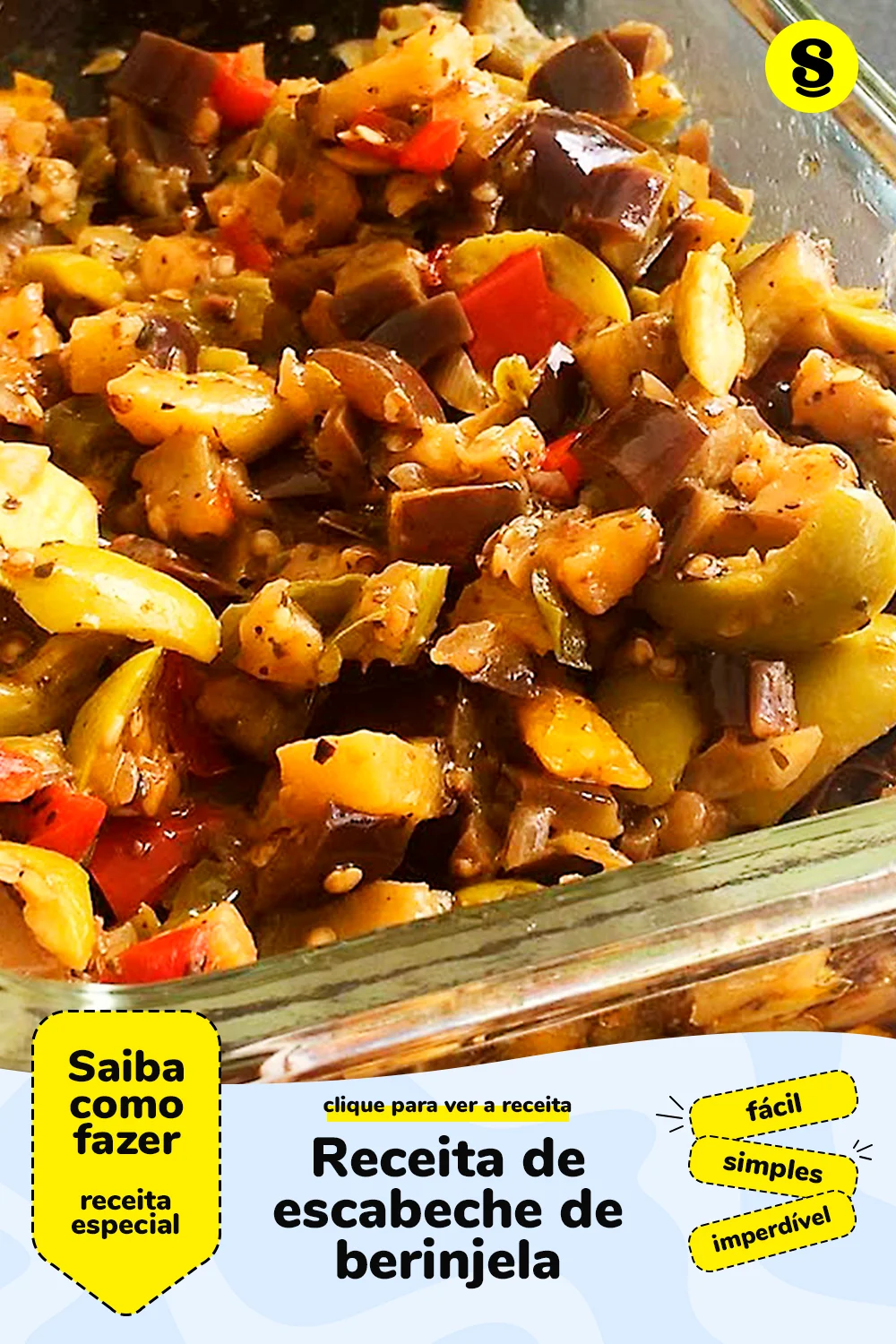 Receita de escabeche de berinjela