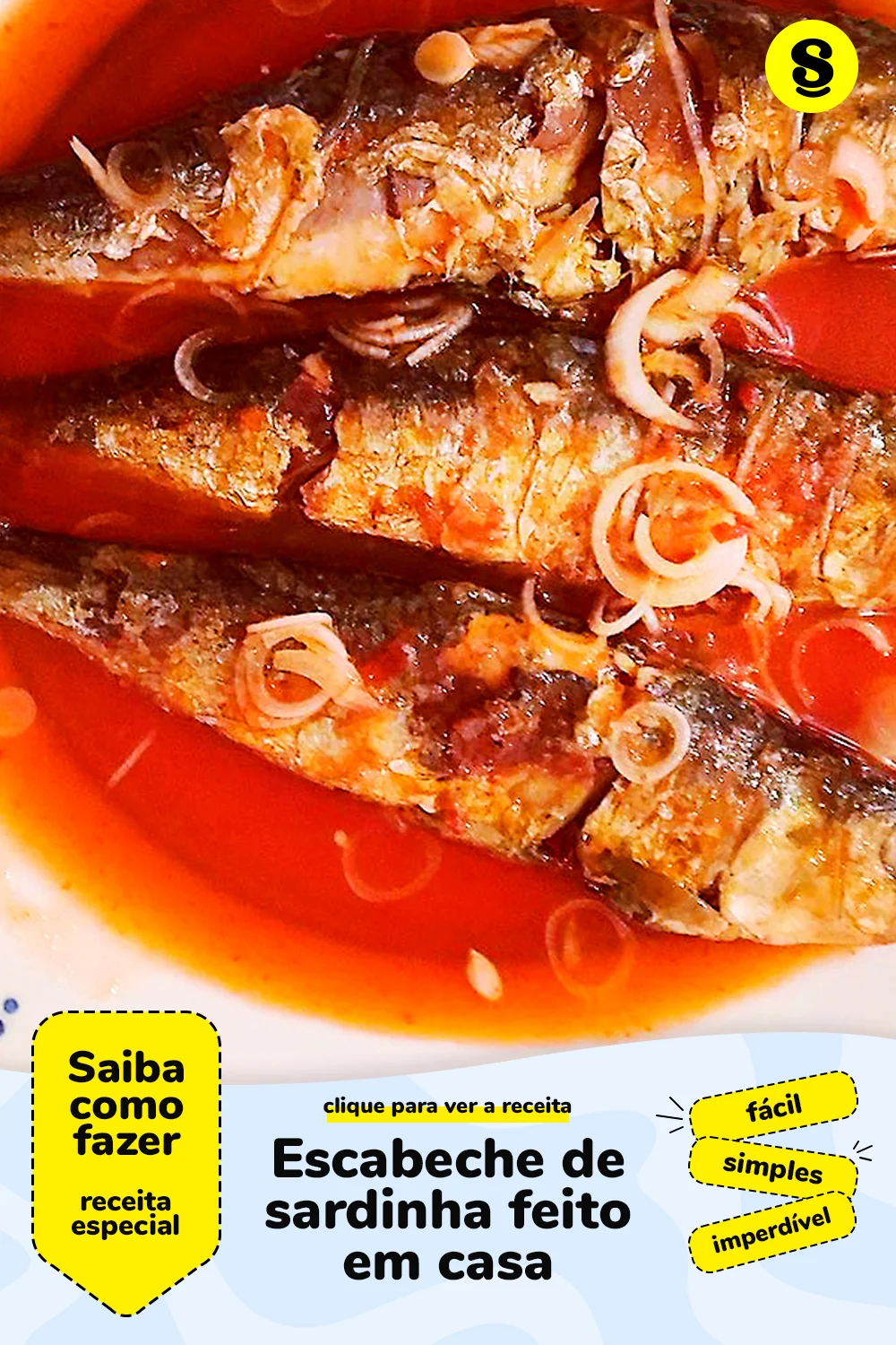 Receita de escabeche de sardinha