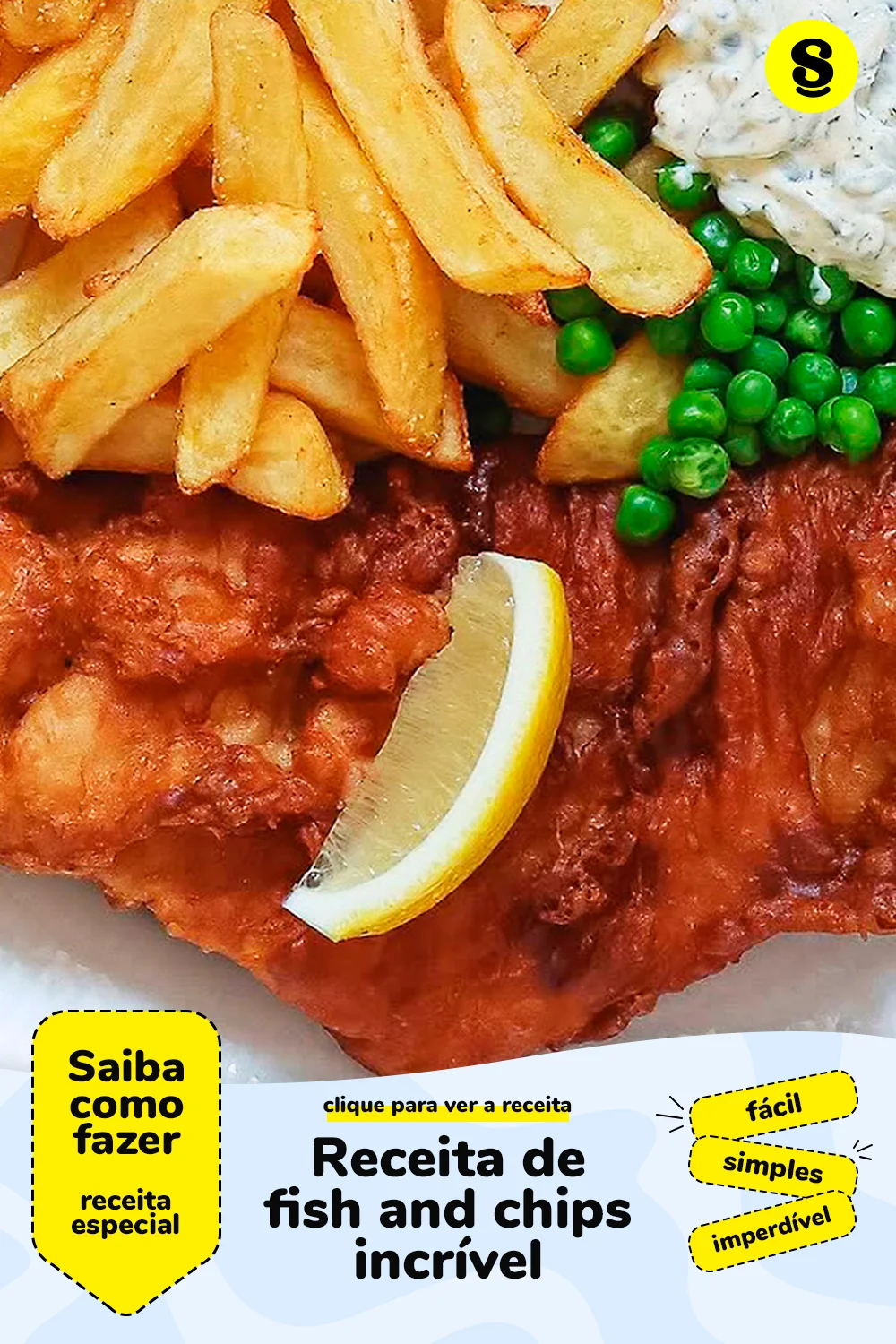 Receita de fish and chips