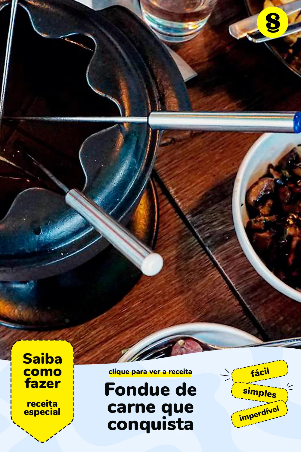 Receita de fondue de carne