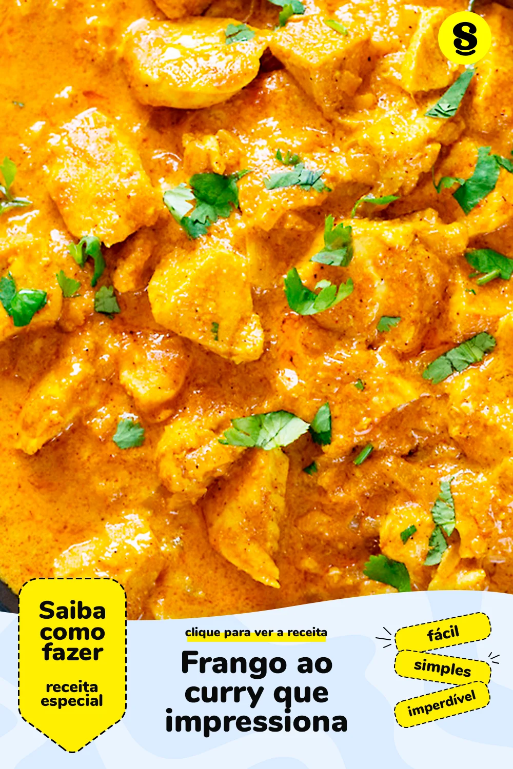 Receita de frango ao curry