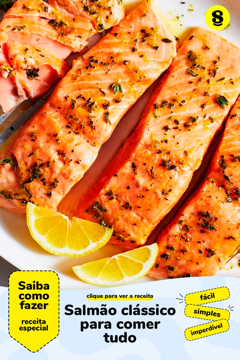 Receita de salmão clássico