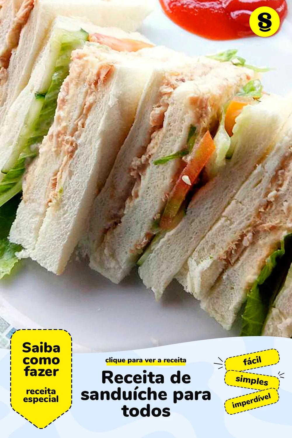 Receita de sanduíche