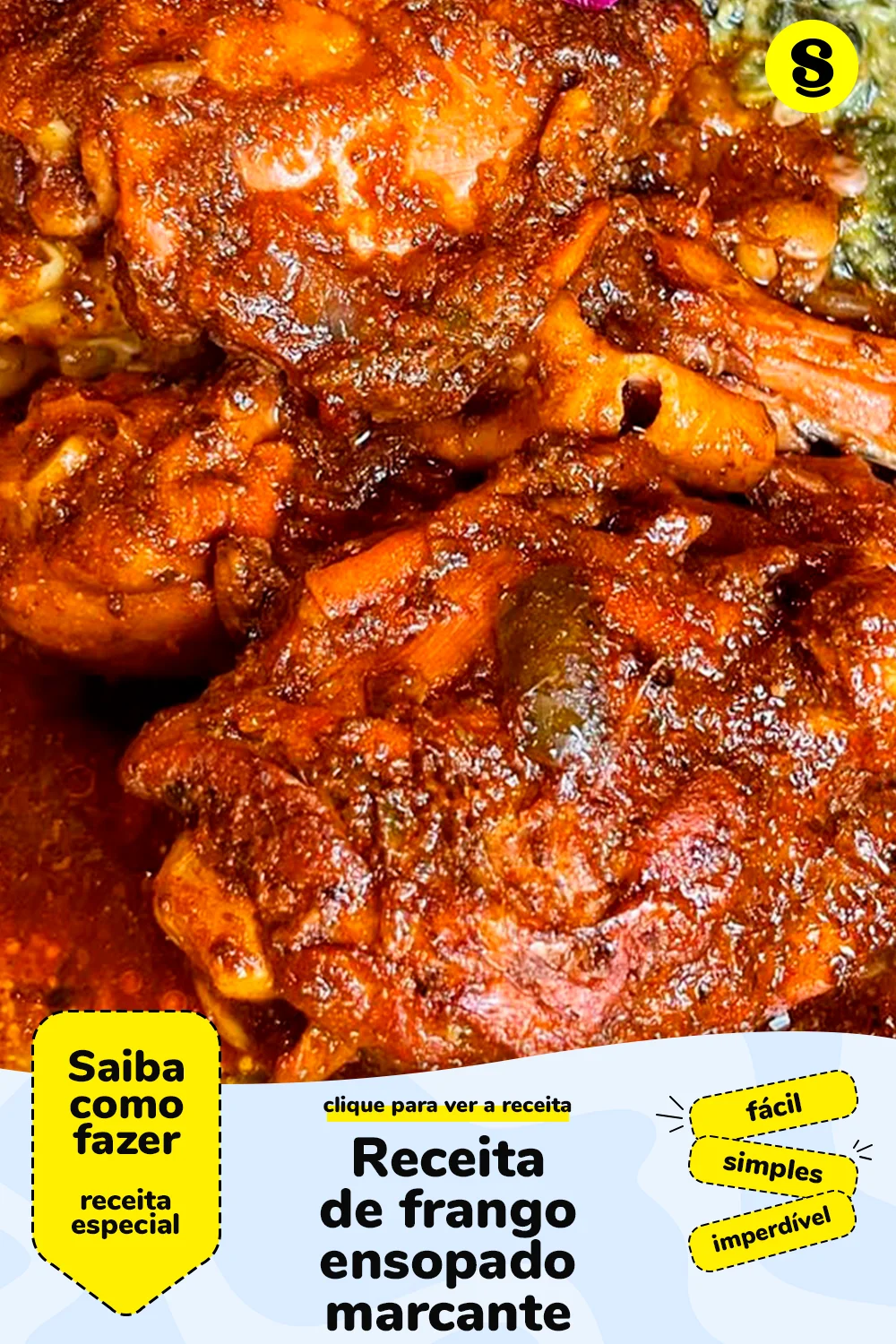 Receita de frango ensopado