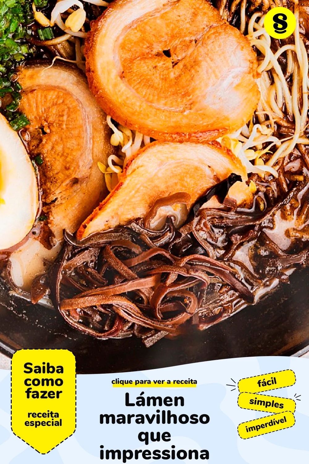 Receita de lámen maravilhoso