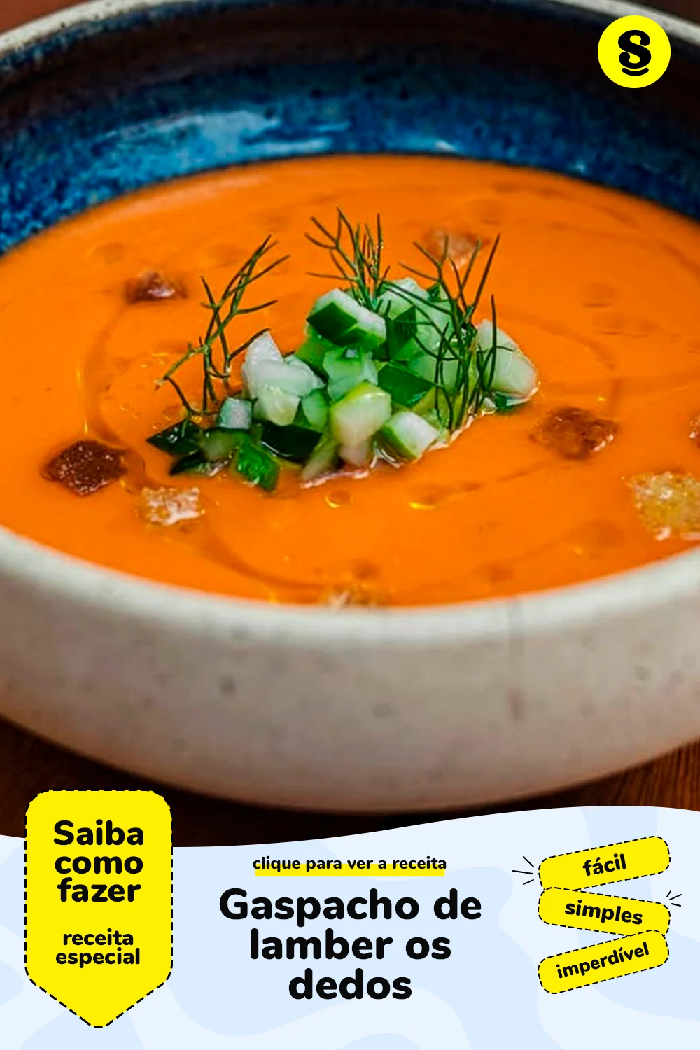 Receita de gaspacho