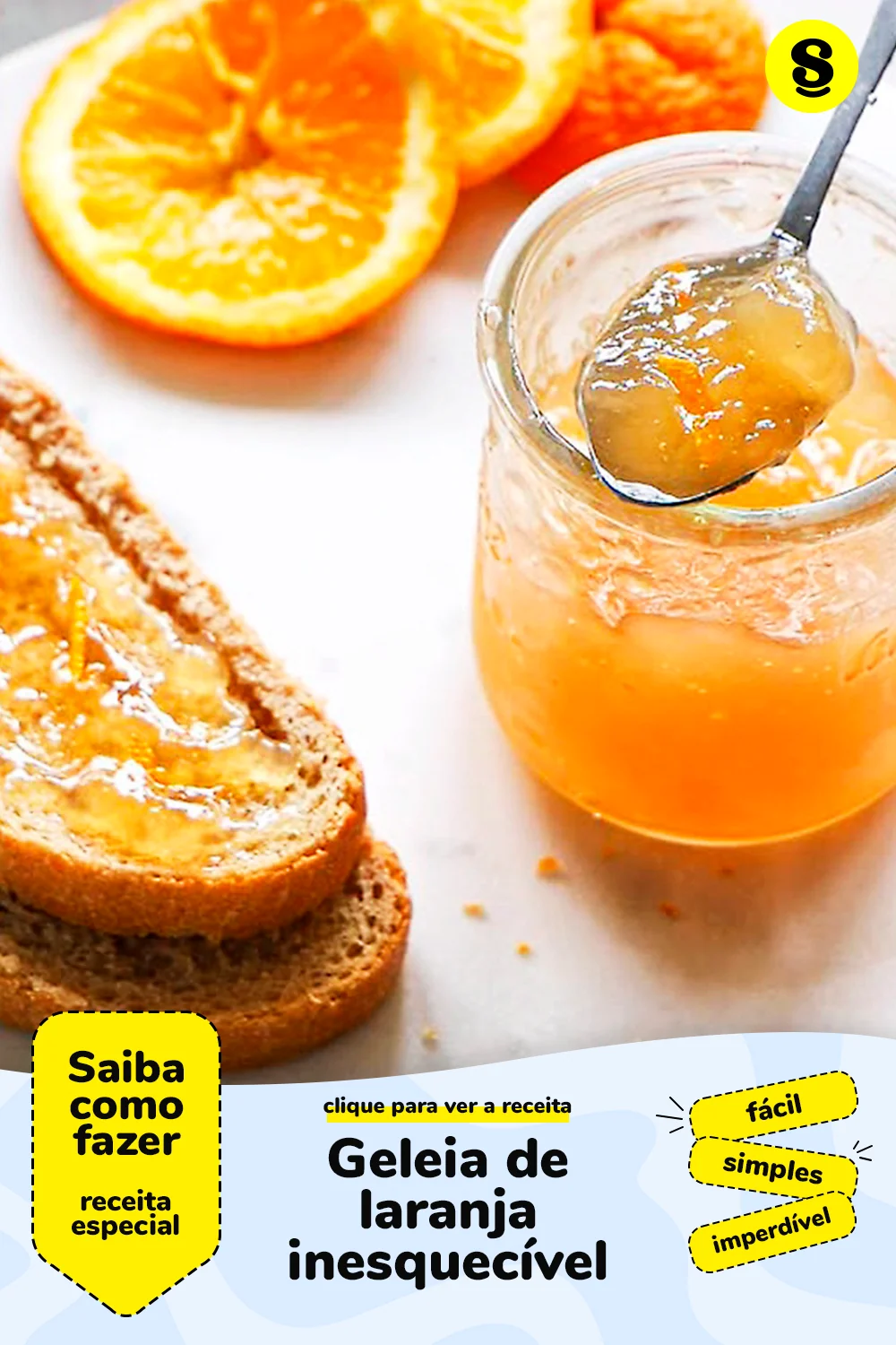 Receita de geleia de laranja