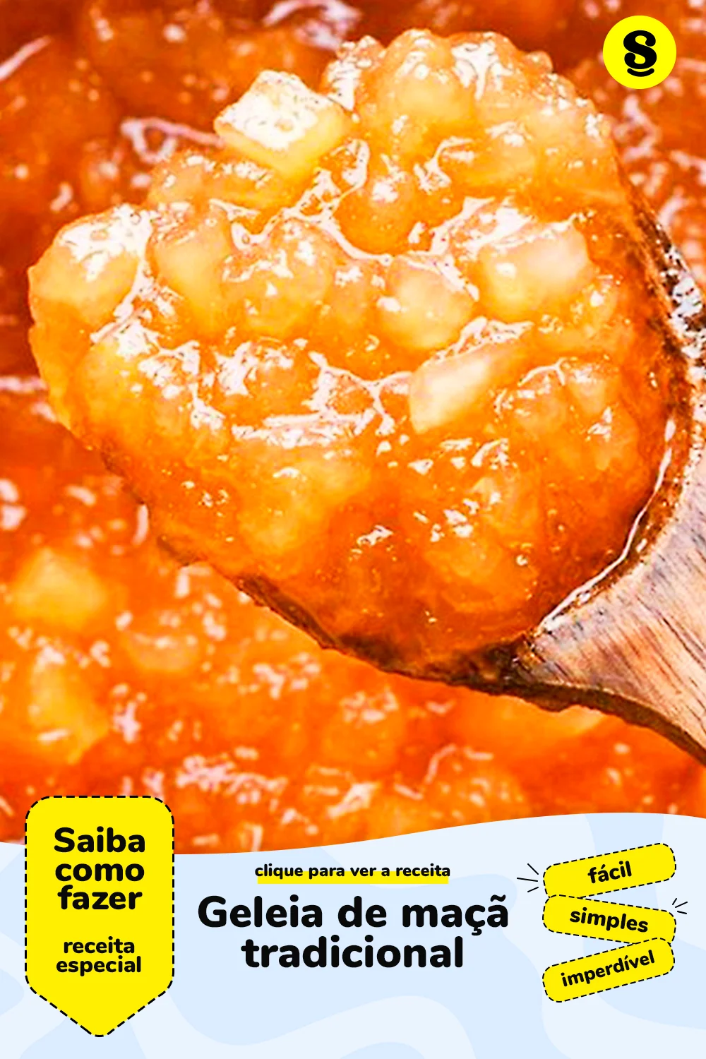Receita de geleia de maçã