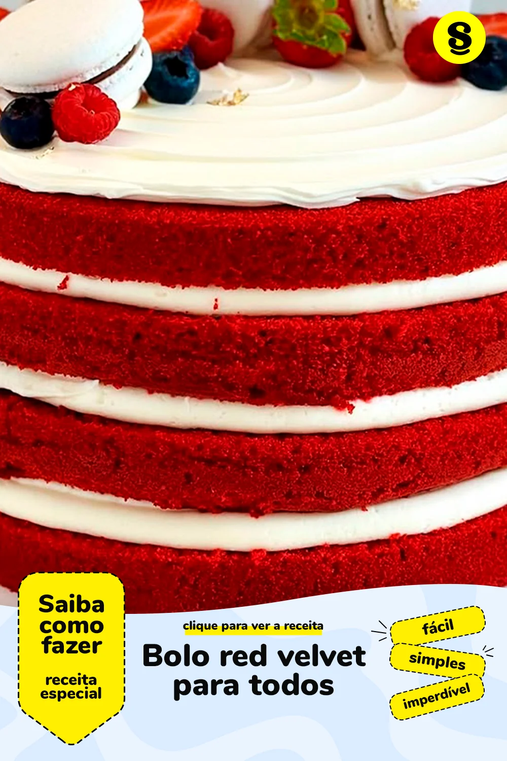 Receita de bolo red velvet