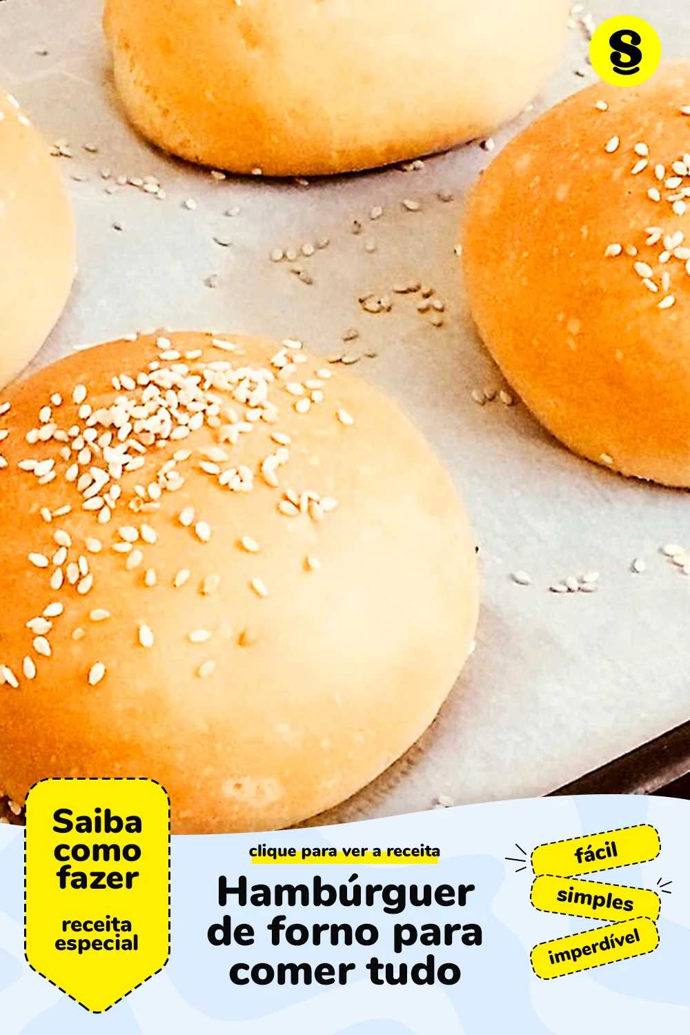 Receita de hambúrguer de forno