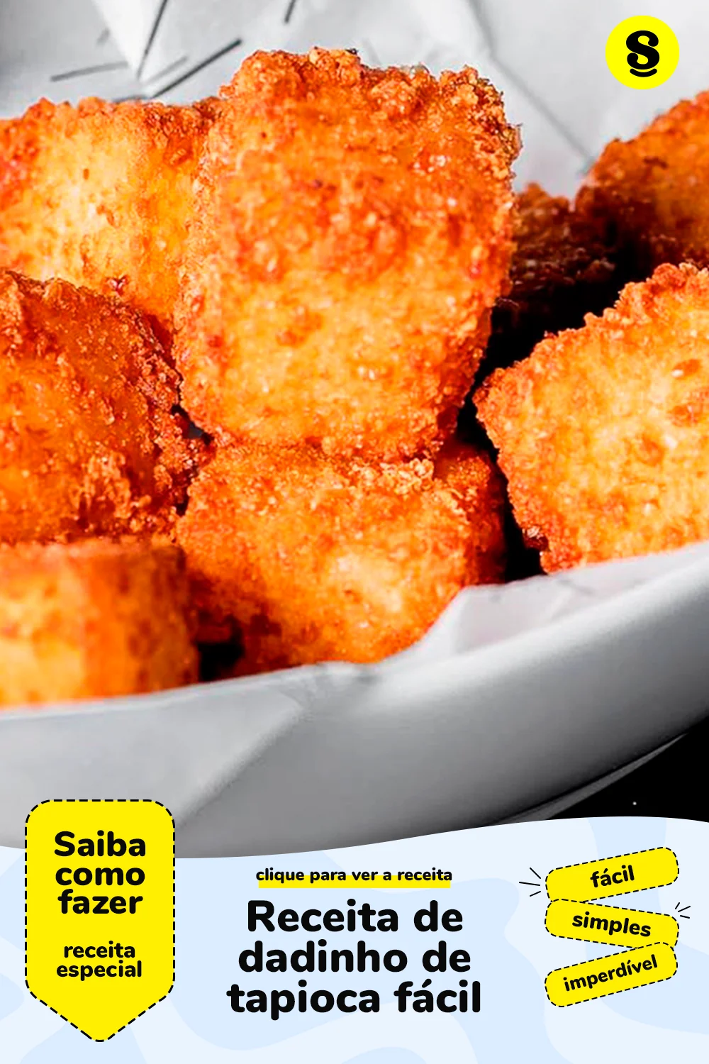 Receita de dadinho de tapioca