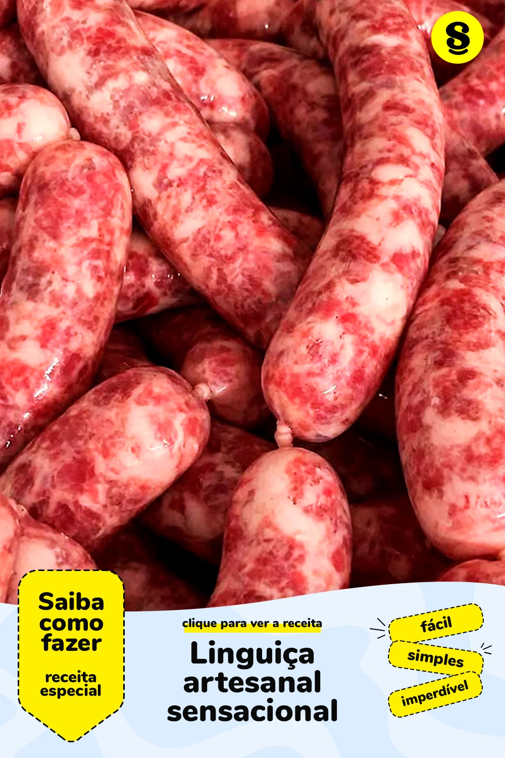 Receita de linguiça artesanal
