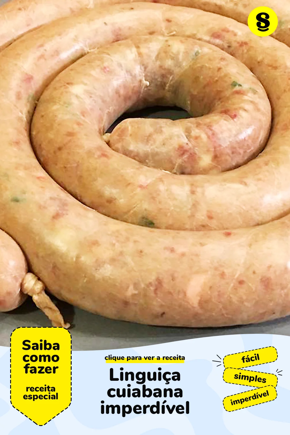 Receita de linguiça cuiabana
