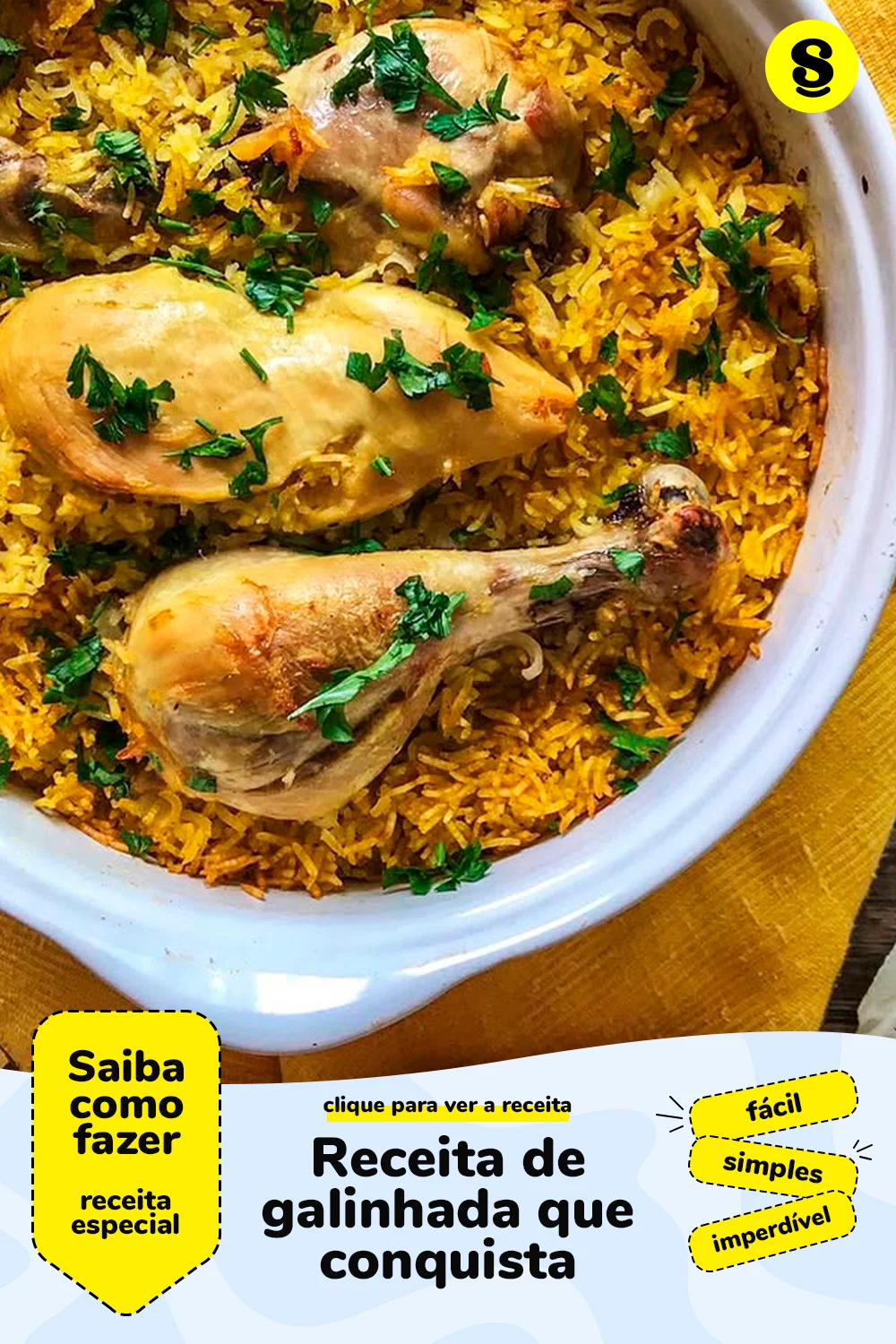 Receita de galinhada