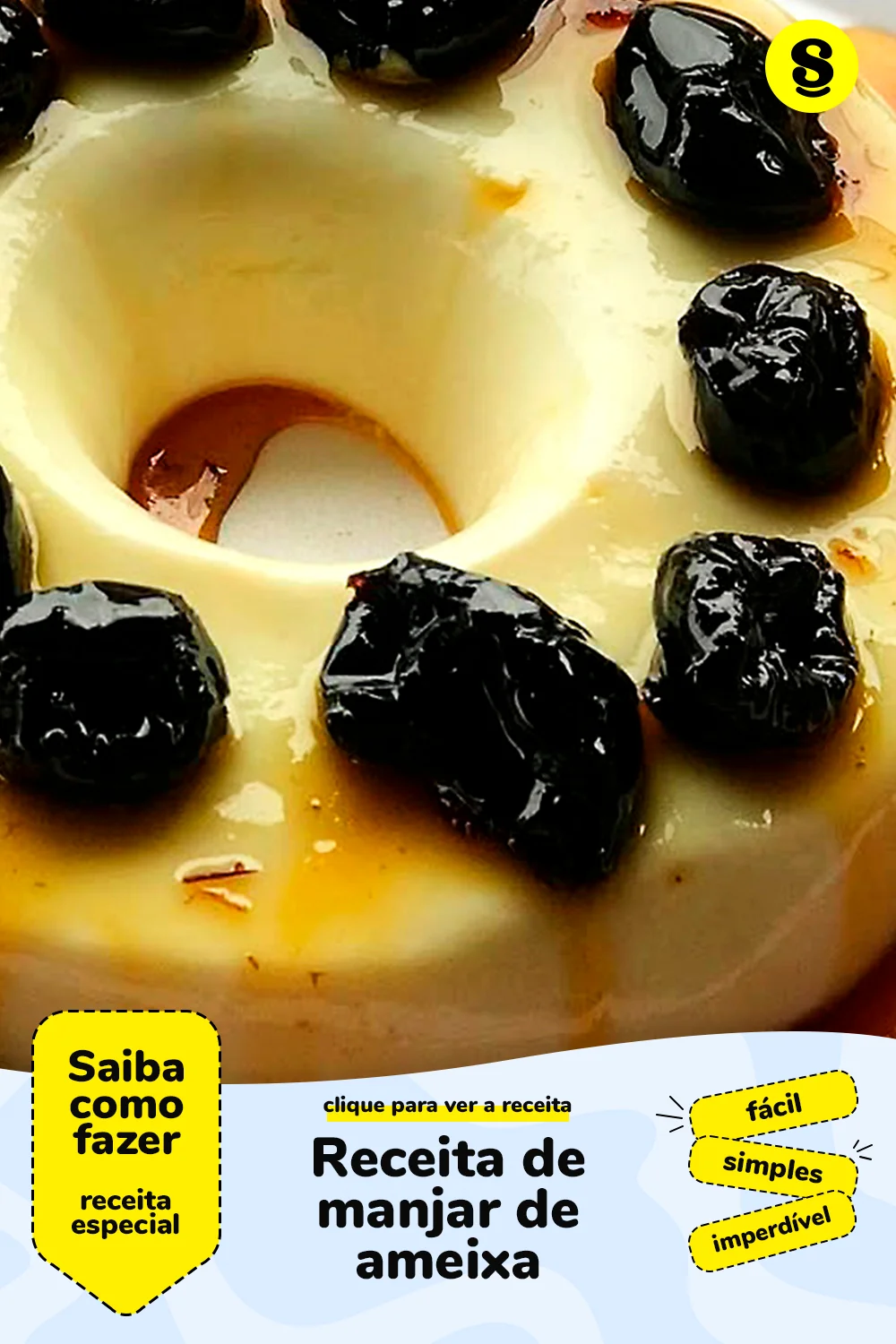 Receita de manjar de ameixa