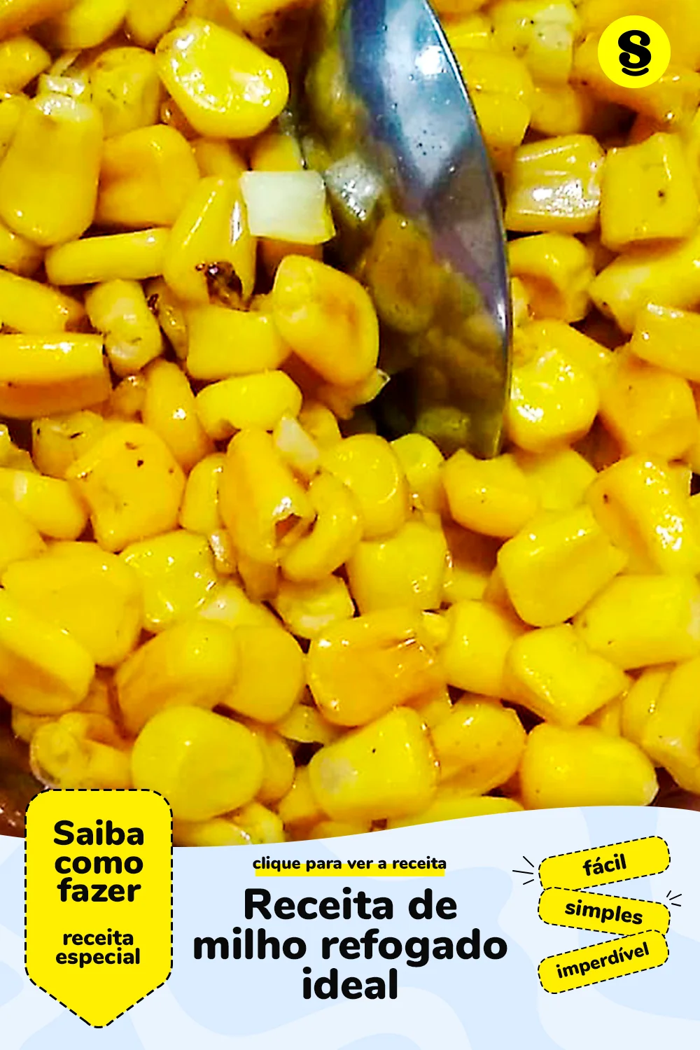 Receita de milho refogado