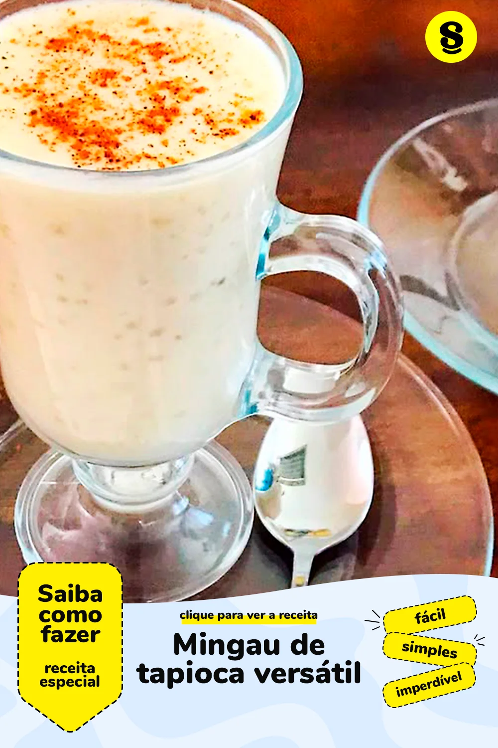 Receita de mingau de tapioca