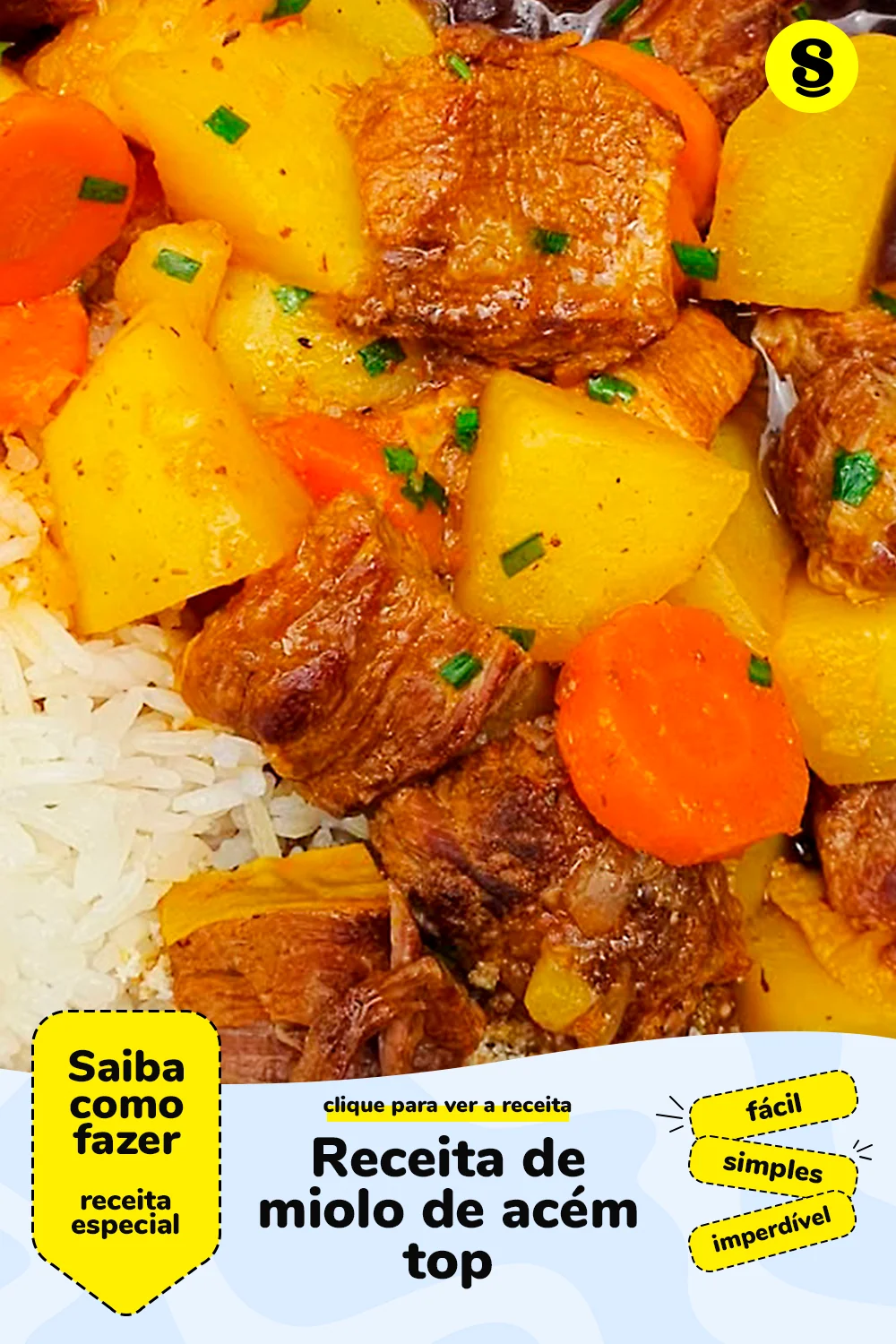 Receita de miolo de acém