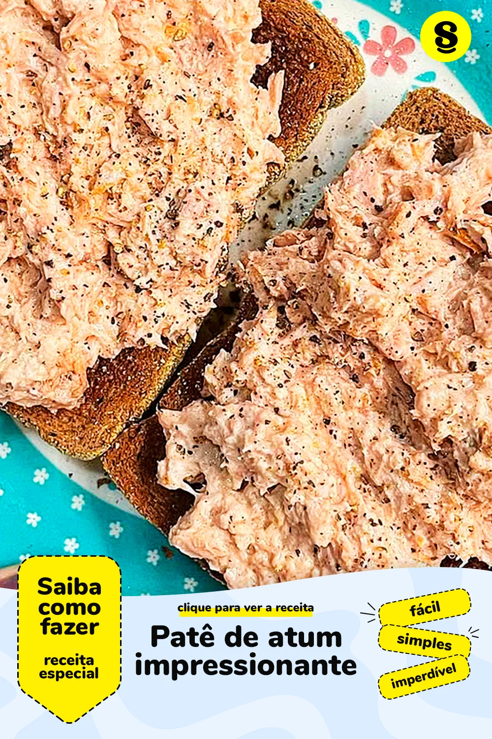 Receita de patê de atum