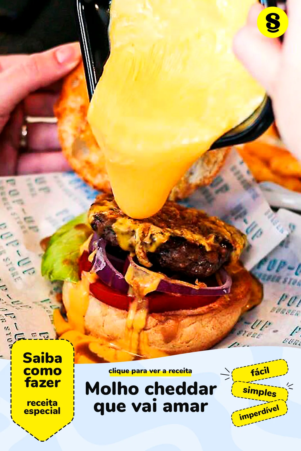Receita de molho cheddar