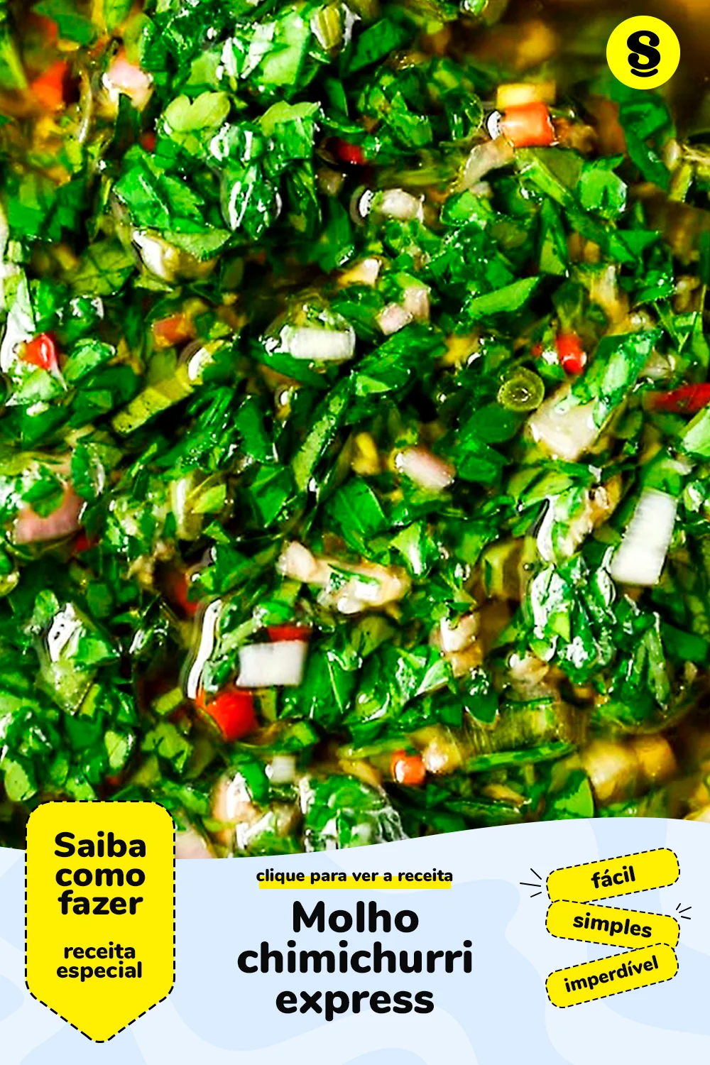 Receita de molho chimichurri