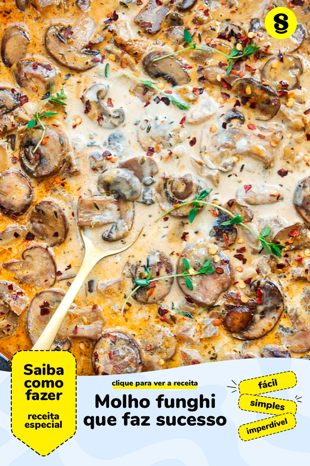 Receita de molho funghi