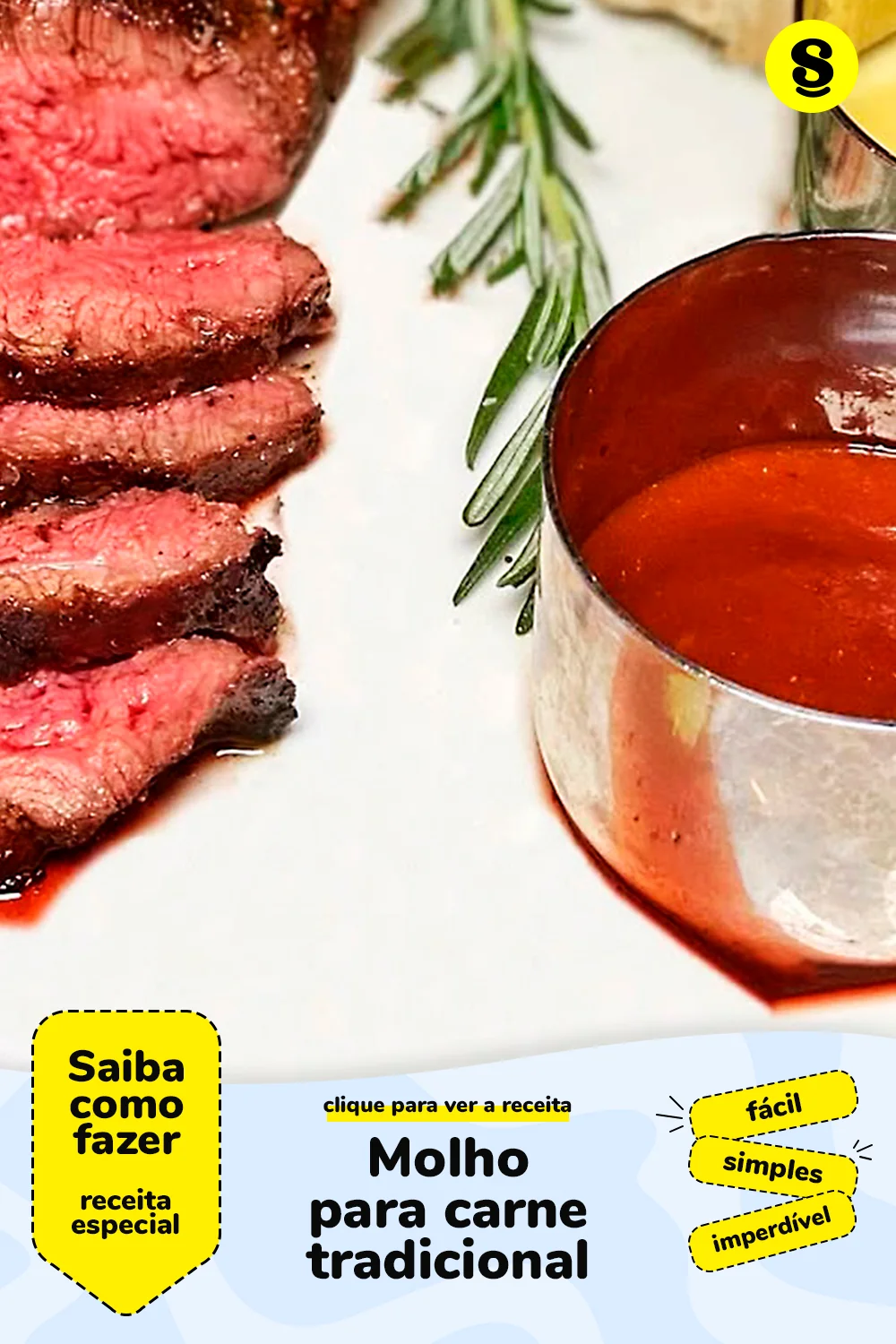 Receita de molho para carne