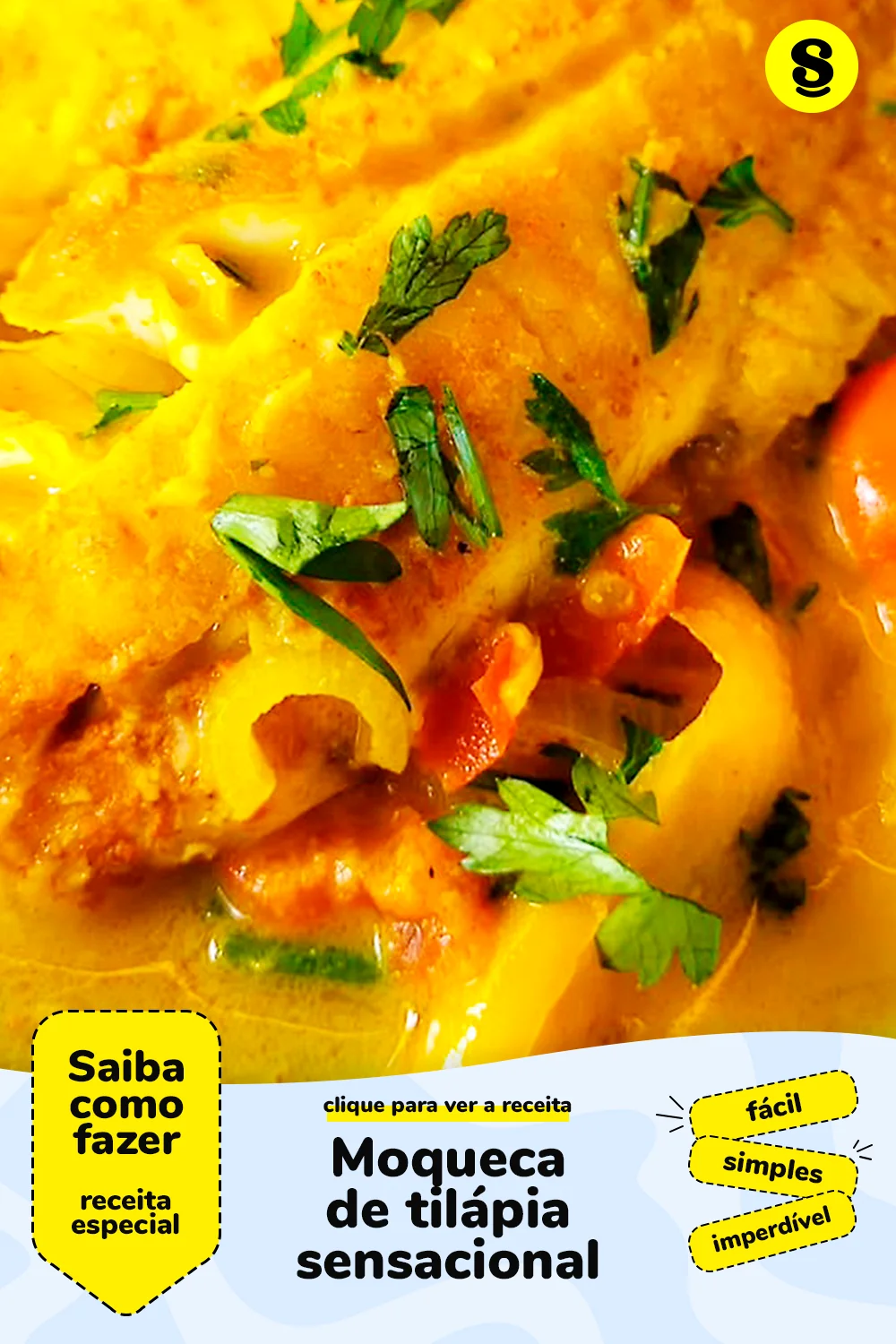 Receita de moqueca de tilápia