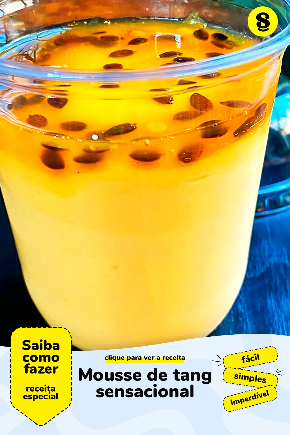 Receita de mousse de tang