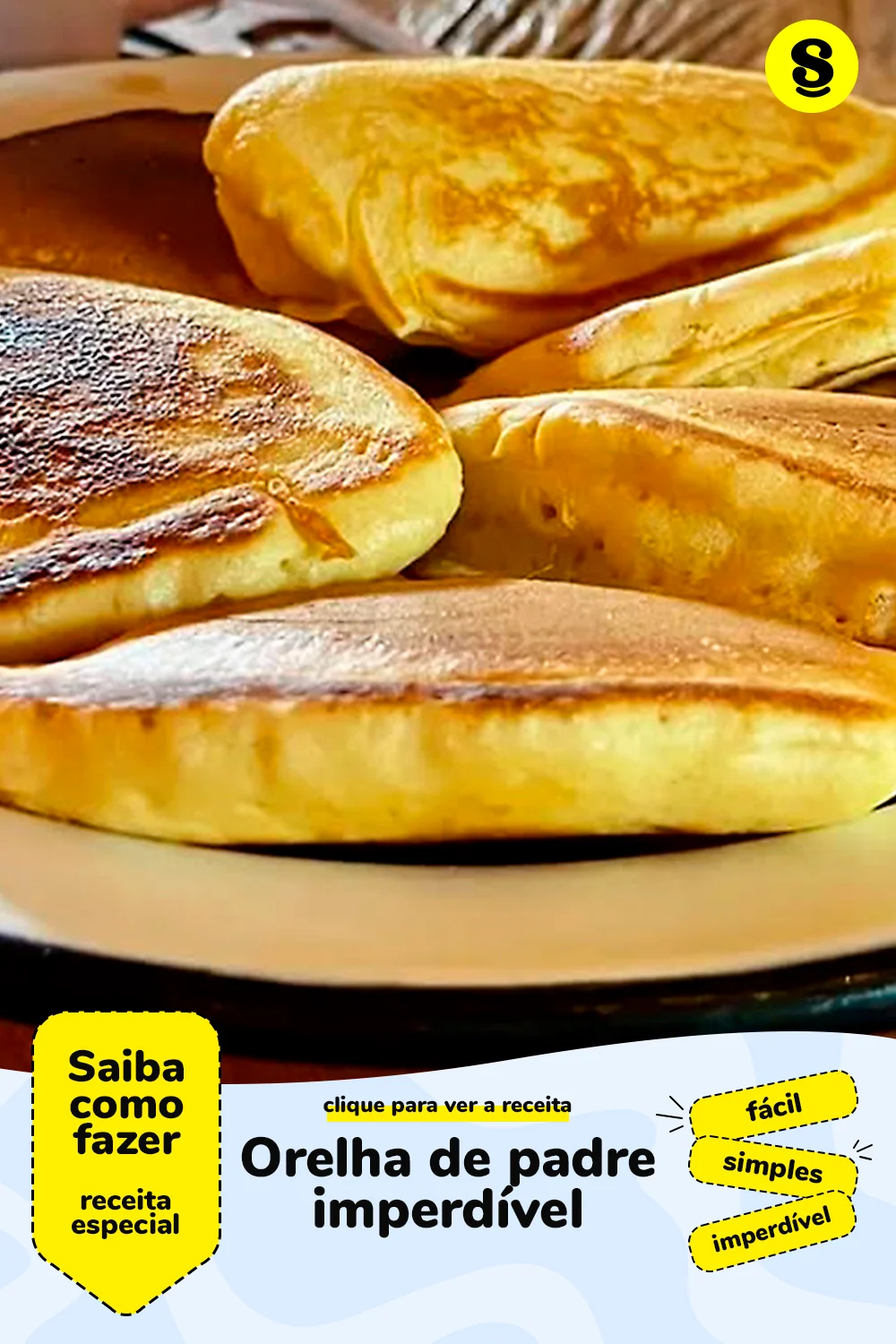 Receita de orelha de padre