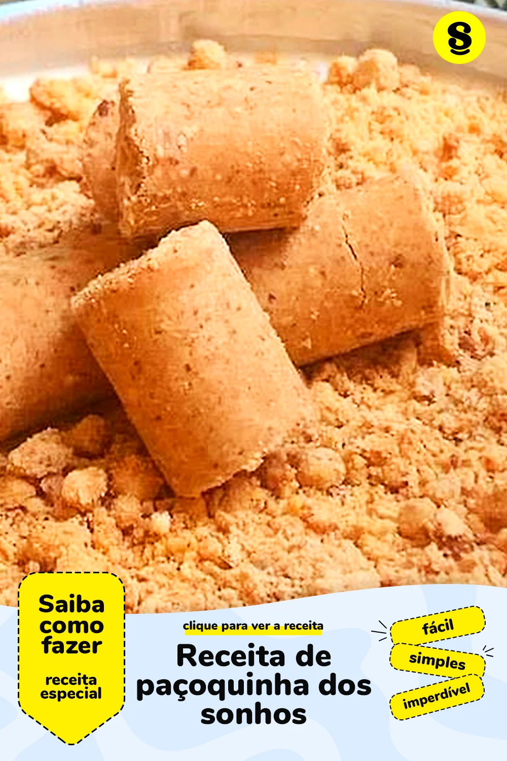 Receita de paçoquinha