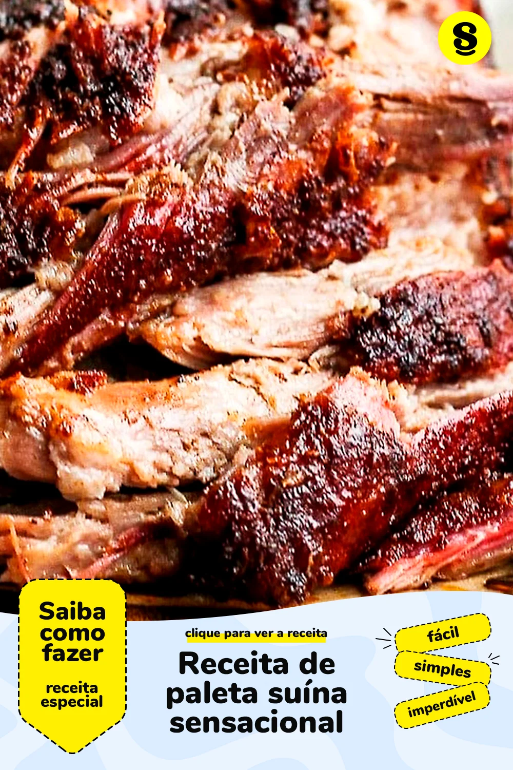 Receita de paleta suína