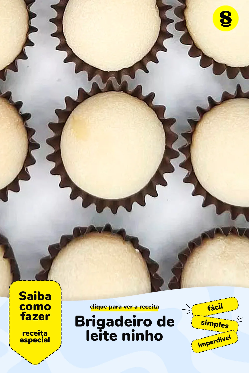 Receita de brigadeiro de leite ninho