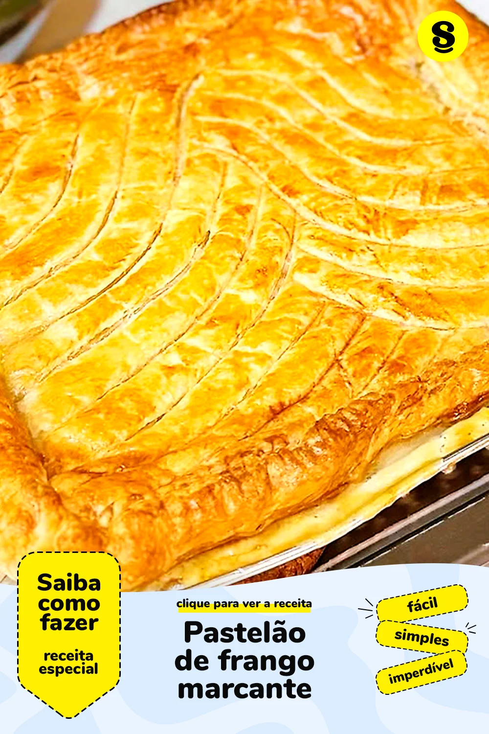 Receita de pastelão de frango