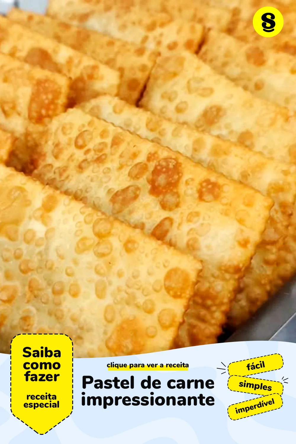 Receita de pastel de carne